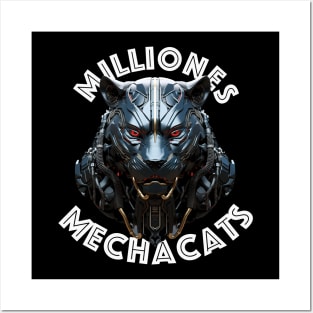 Milliones Mechacats Posters and Art